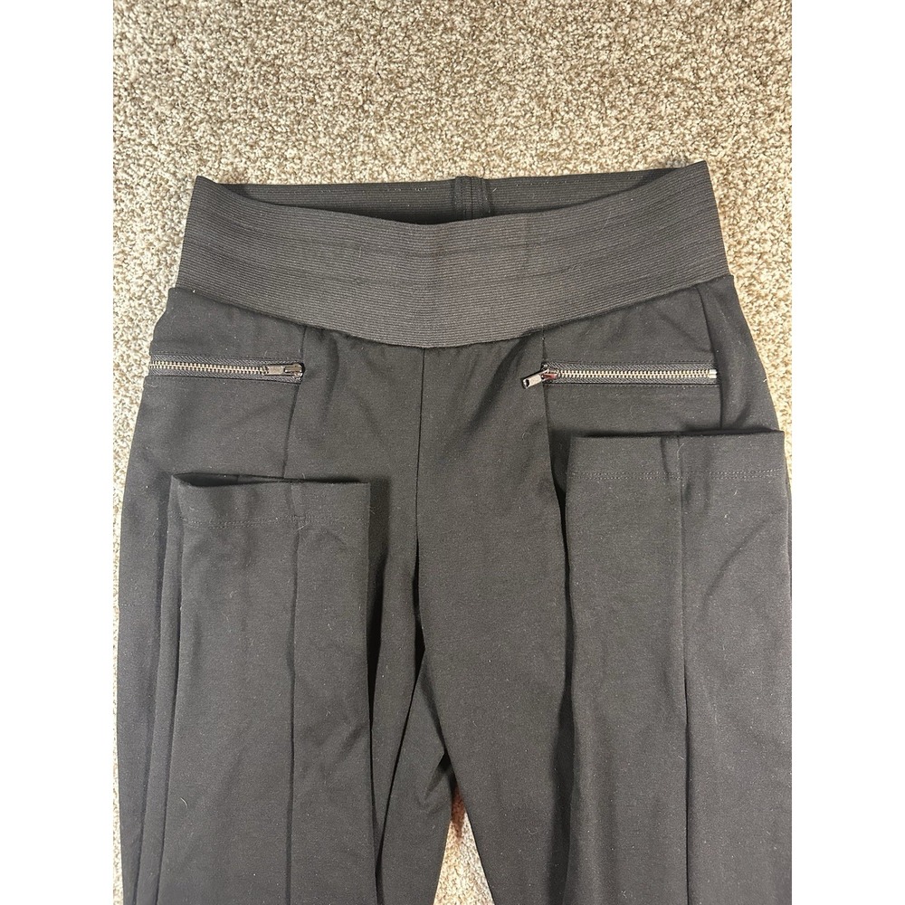 Banana Republic Legging Ankle Pants Womens XS Black Skinny Pull On Pockets